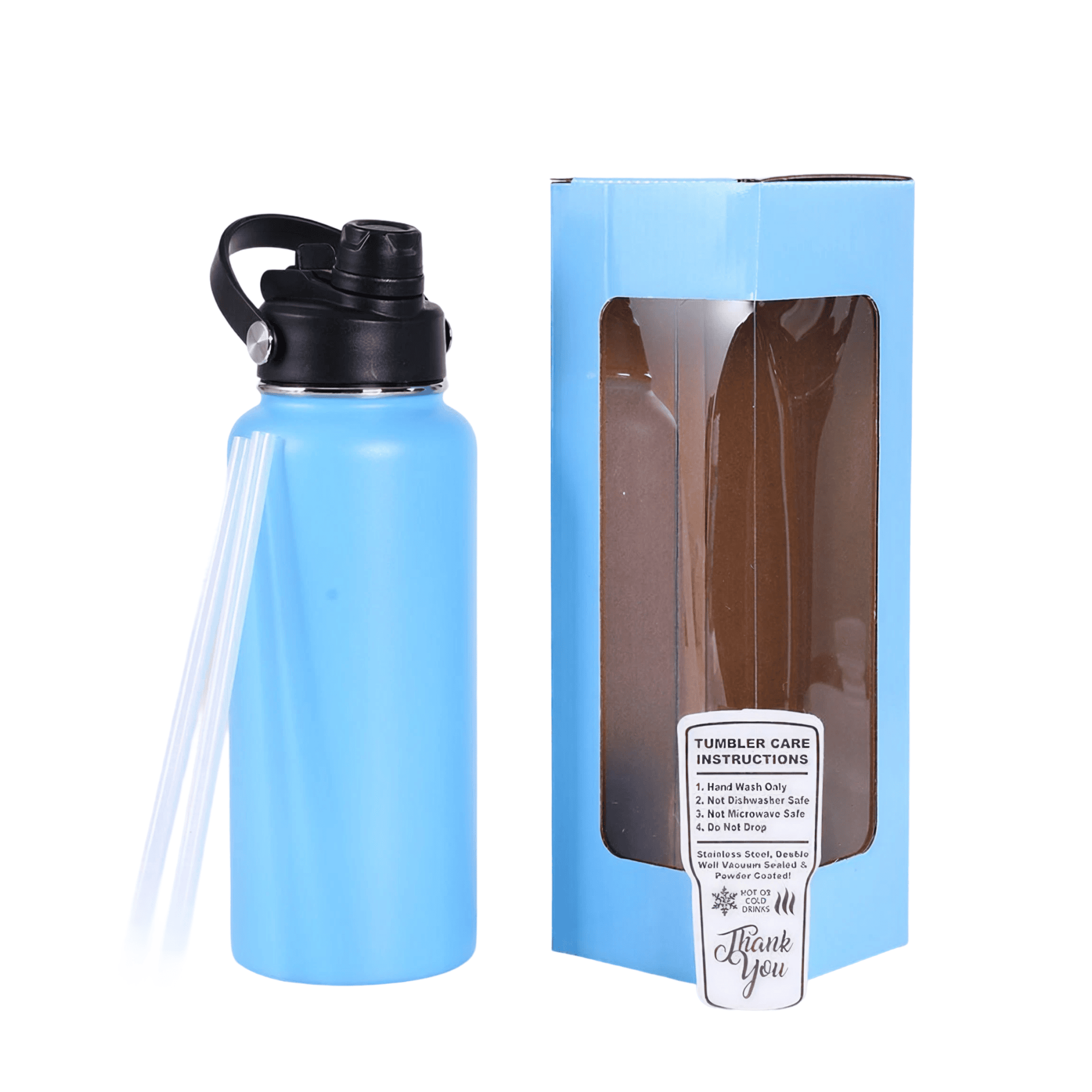 Personalized 32oz Water Bottle | Custom Laser Engraved Stainless Steel Bottle