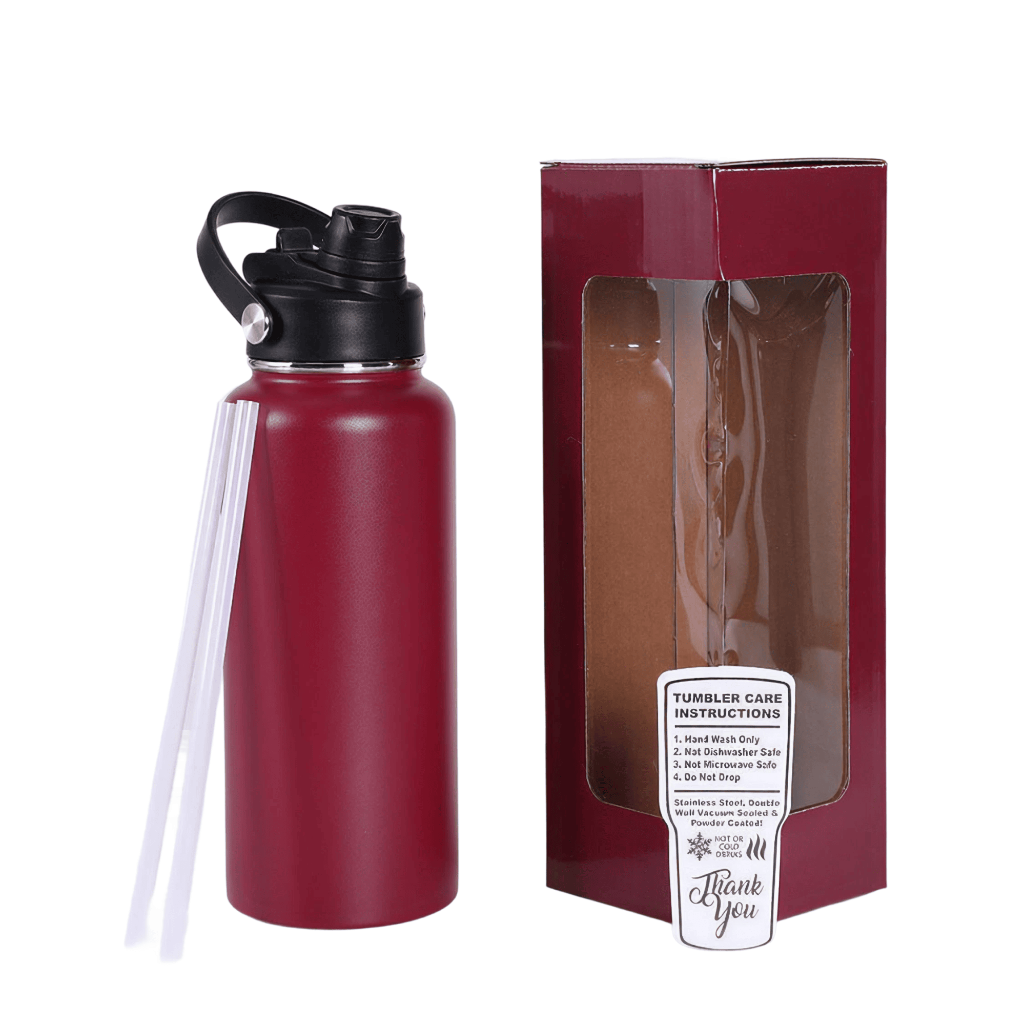 Personalized 32oz Water Bottle | Custom Laser Engraved Stainless Steel Bottle