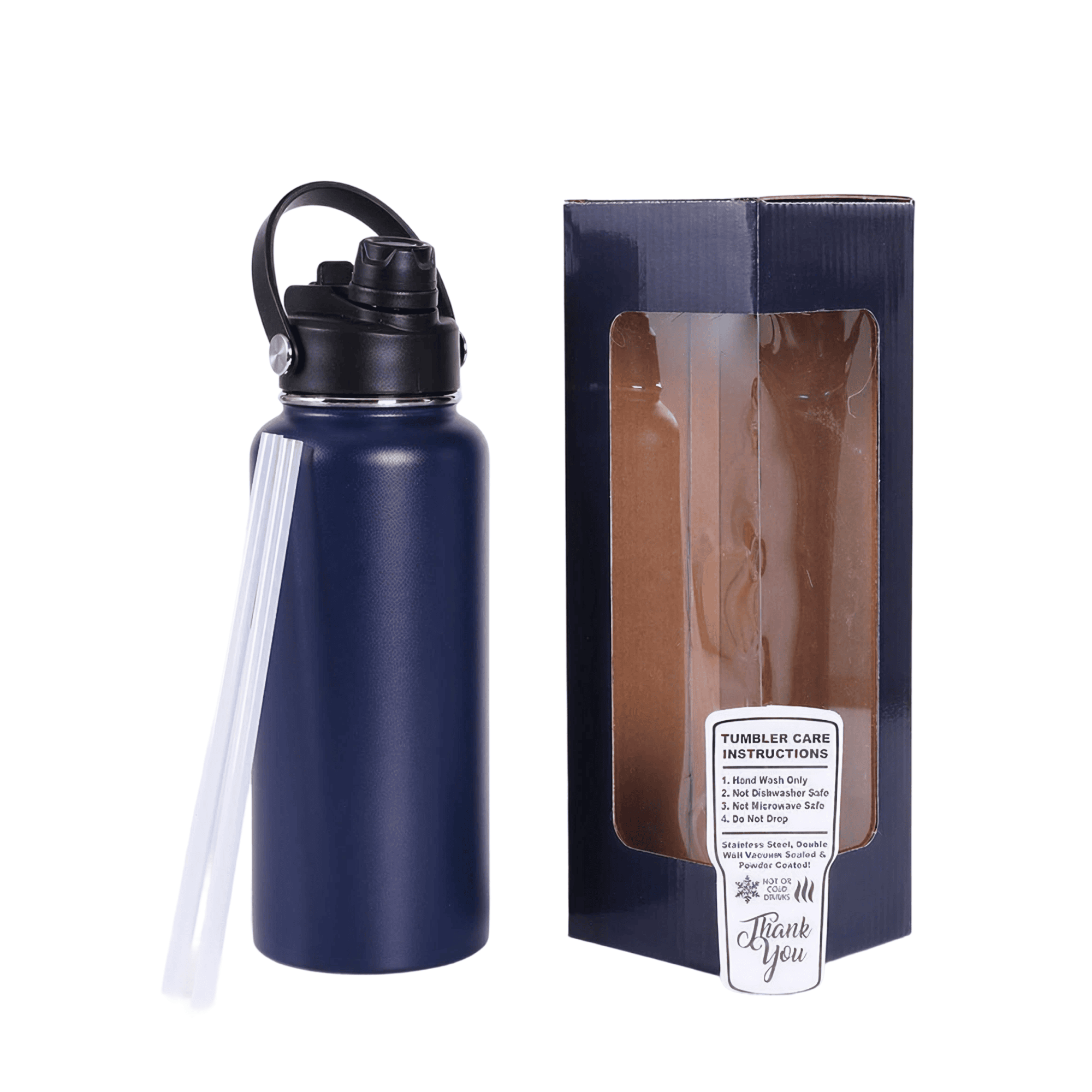 Personalized 32oz Water Bottle | Custom Laser Engraved Stainless Steel Bottle