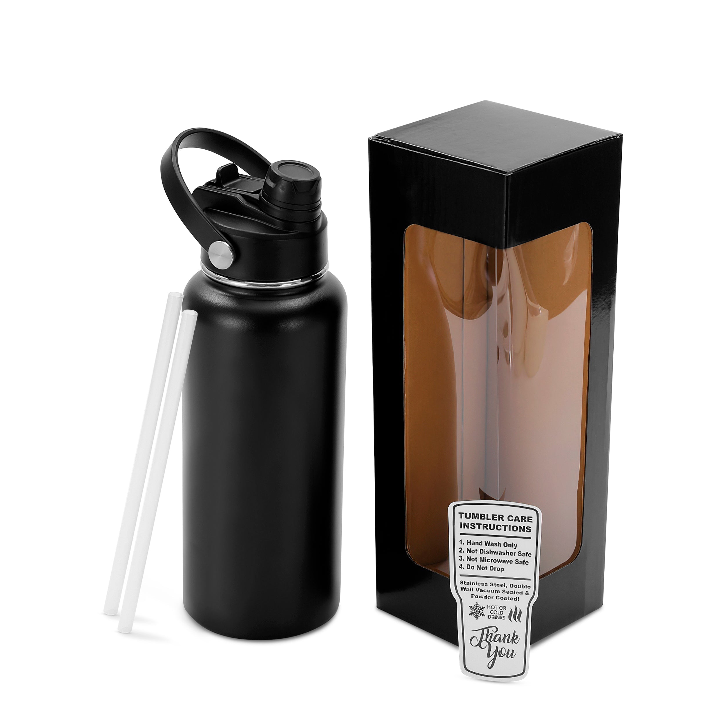 Personalized 32oz Water Bottle | Custom Laser Engraved Stainless Steel Bottle