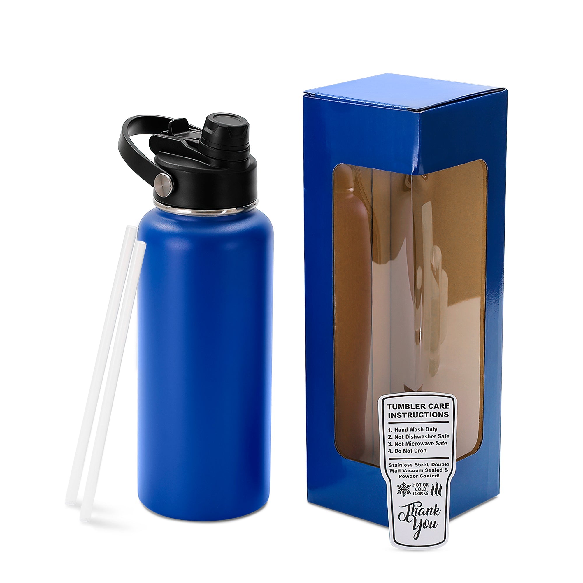 Personalized 32oz Water Bottle | Custom Laser Engraved Stainless Steel Bottle