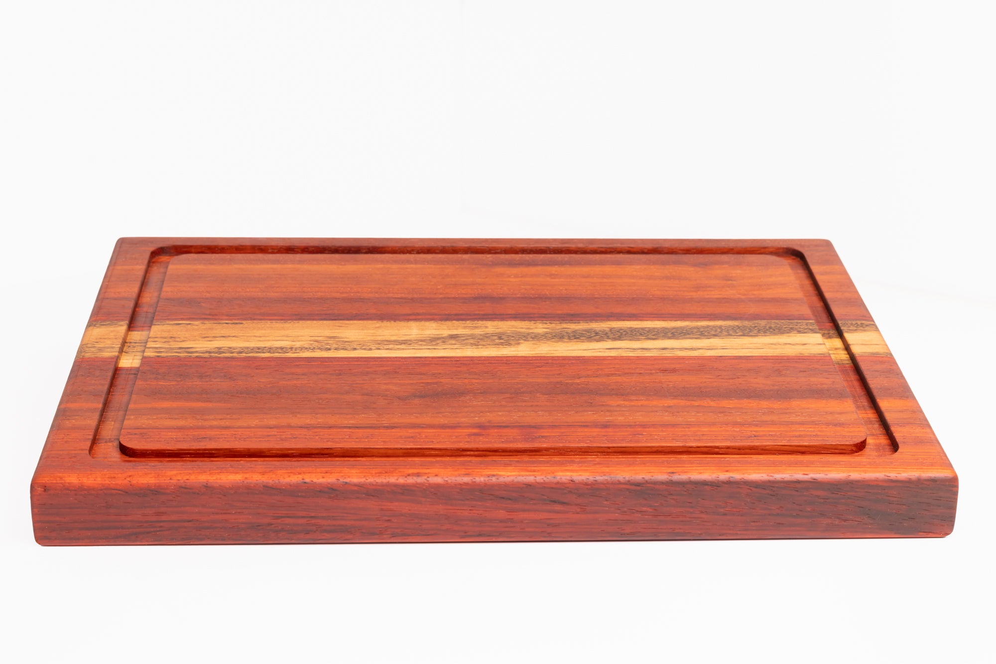 Chef Series Cutting Board – Padauk with Tiger Accents
