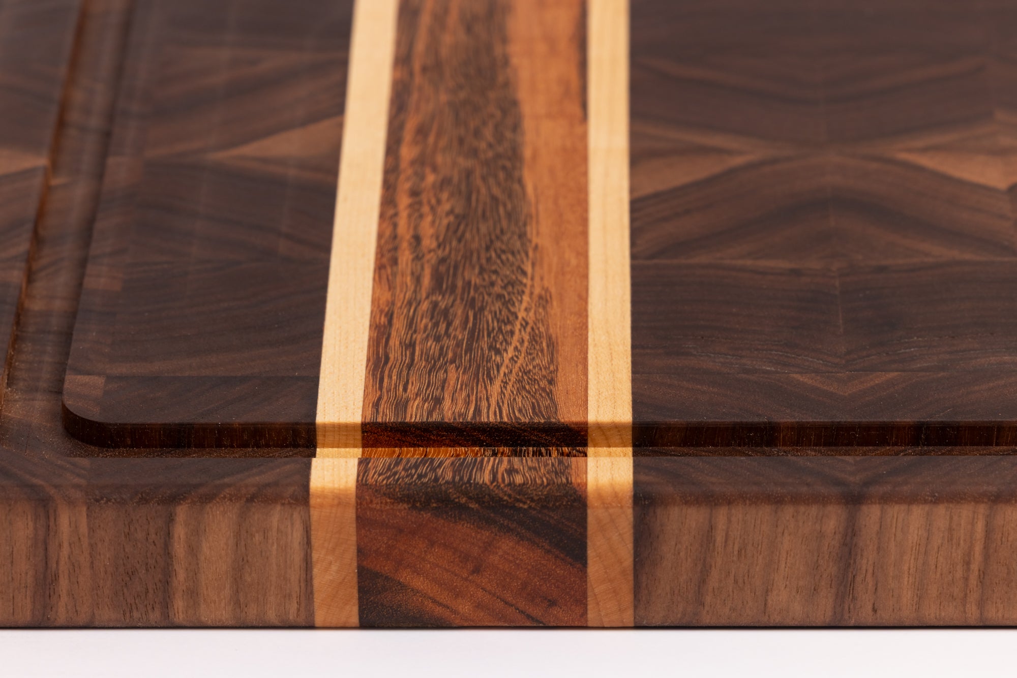 Magnum Series Cutting Board – Walnut, Tigerwood & Birch