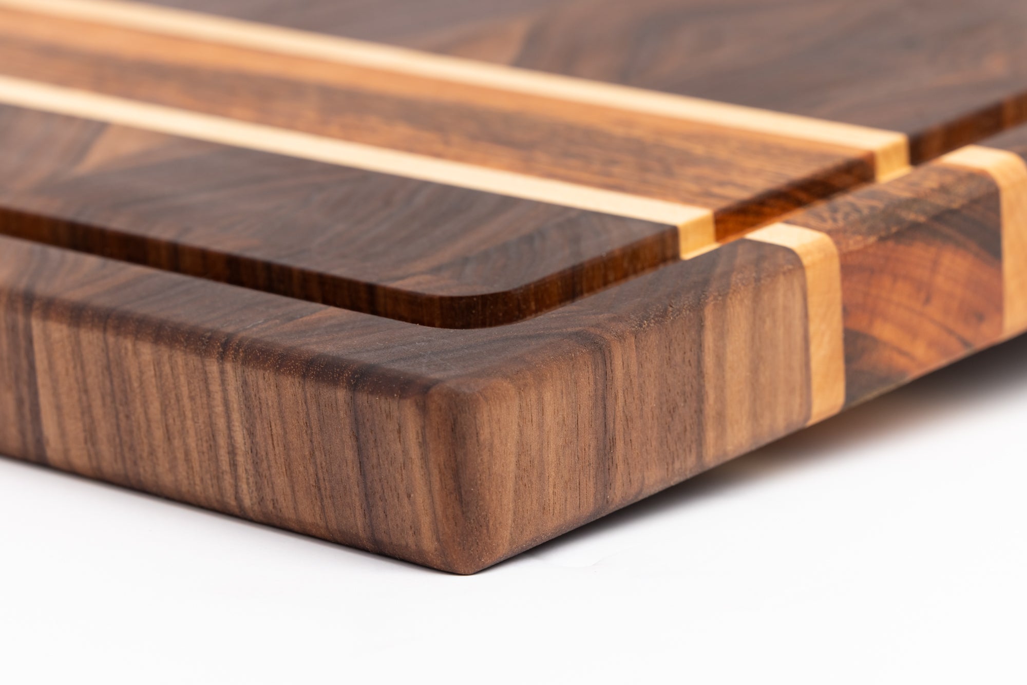 Magnum Series Cutting Board – Walnut, Tigerwood & Birch