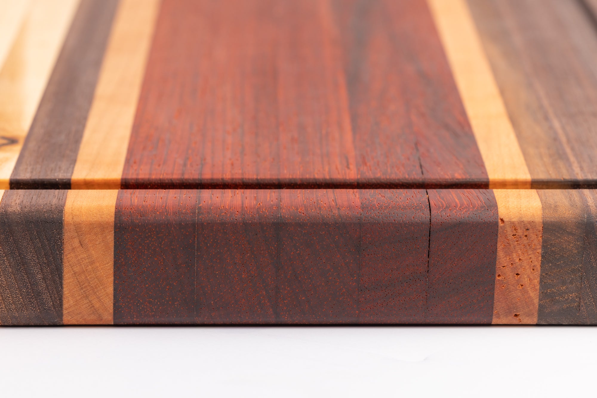 Chef Series Cutting Board – Cherry, Walnut, Hickory & Padauk