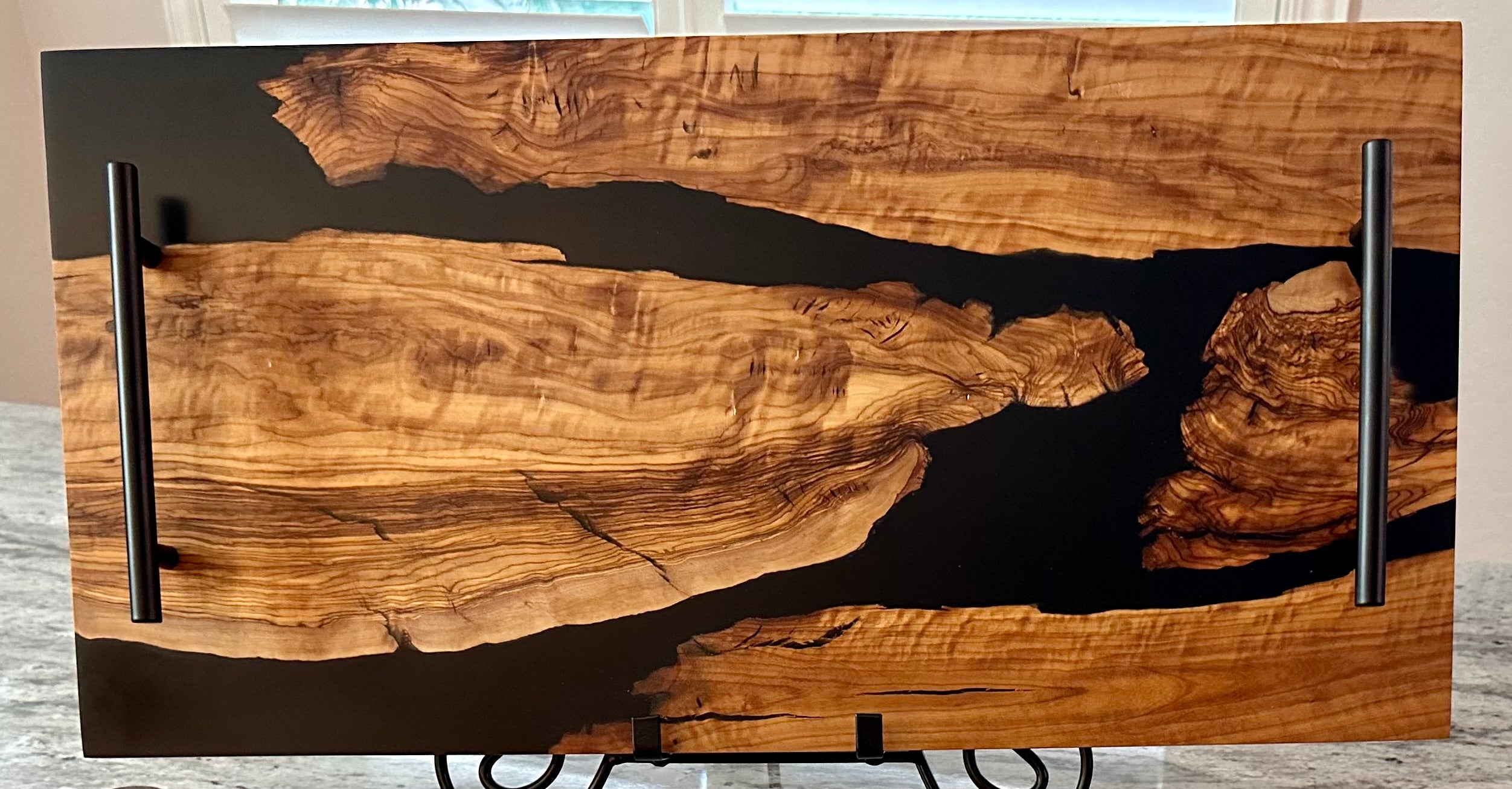 Olive Wood Resin Culinary Series Charcuterie Boards