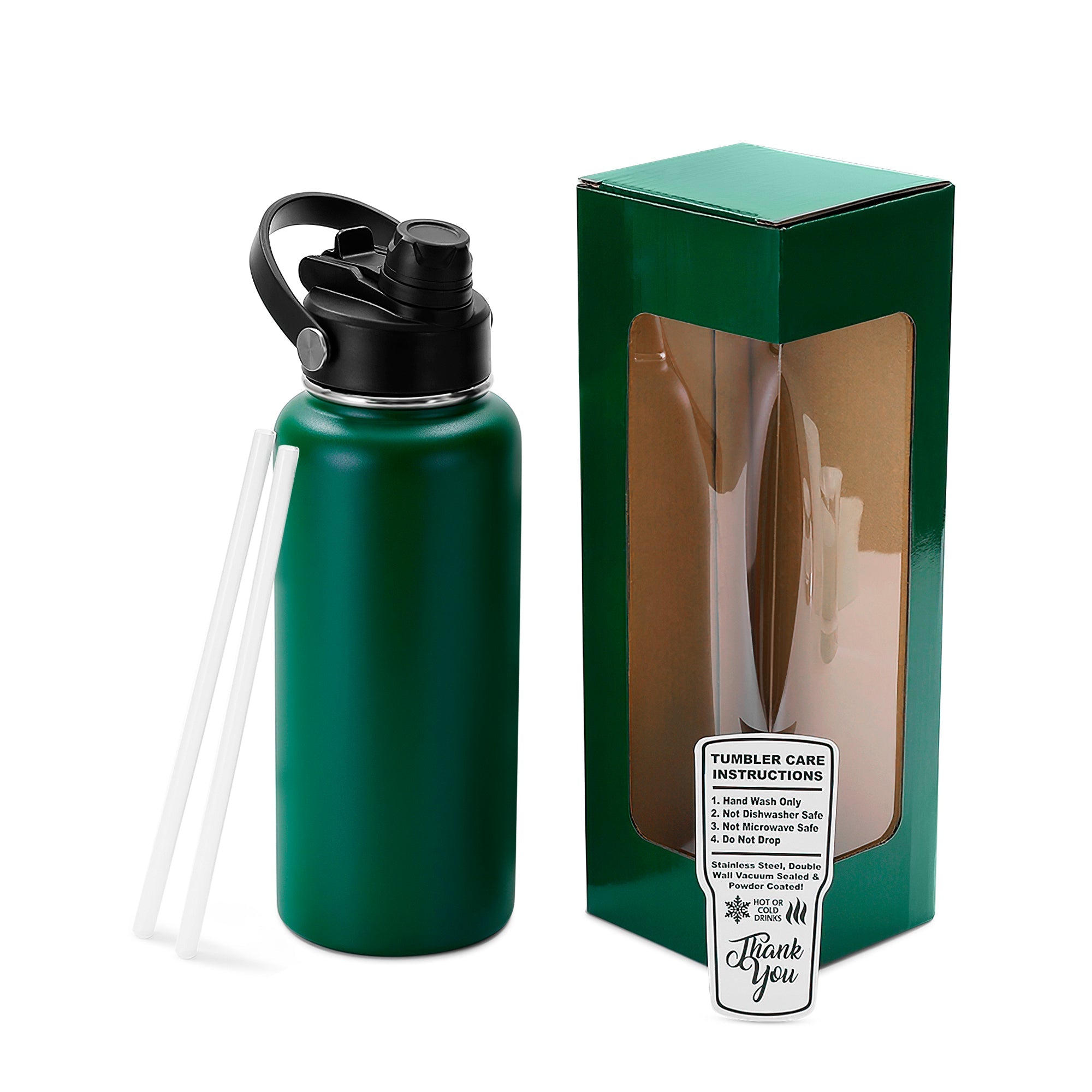 Personalized 32oz Water Bottle | Custom Laser Engraved Stainless Steel Bottle
