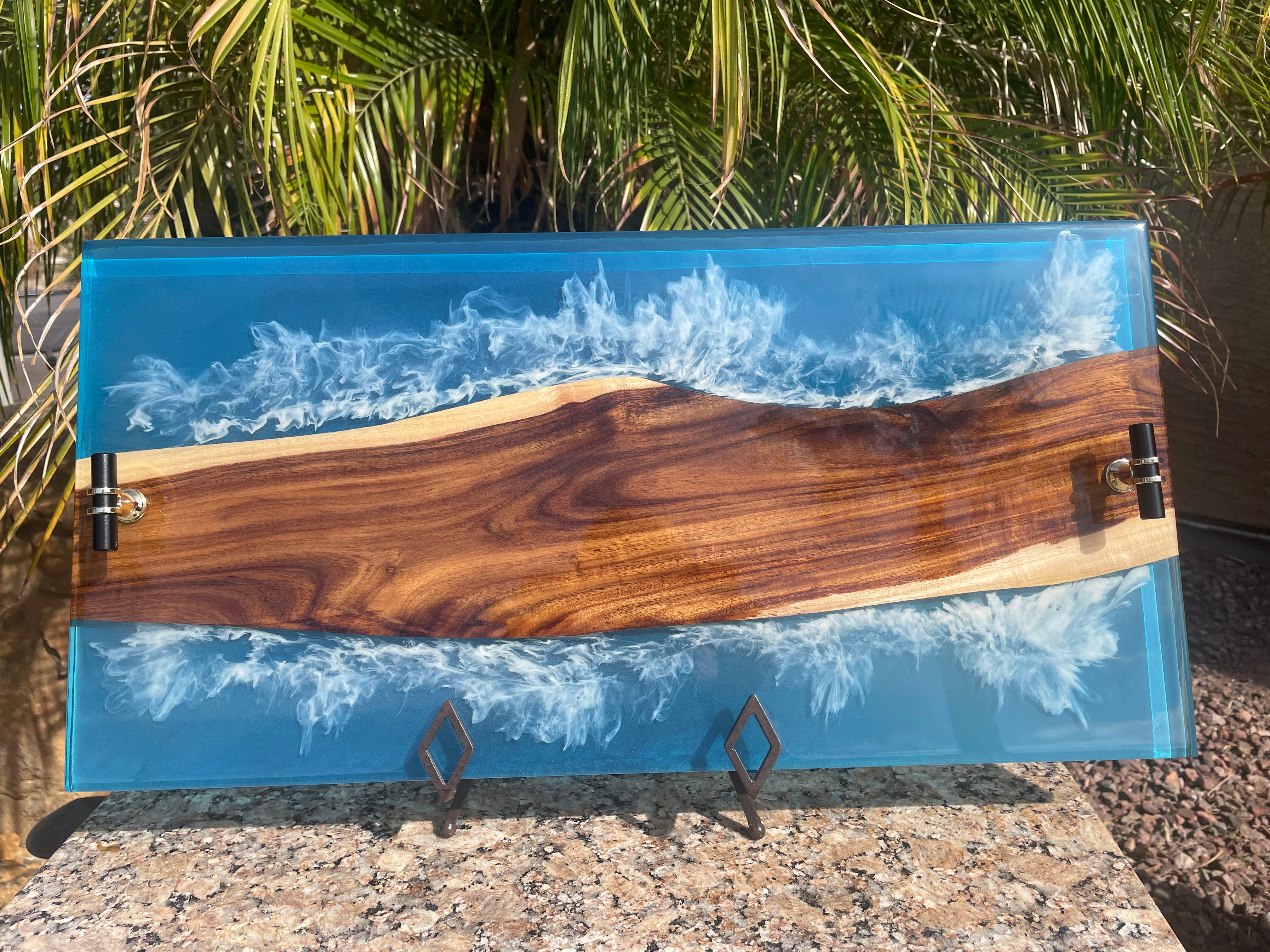 Wave Resin Charcuterie Board