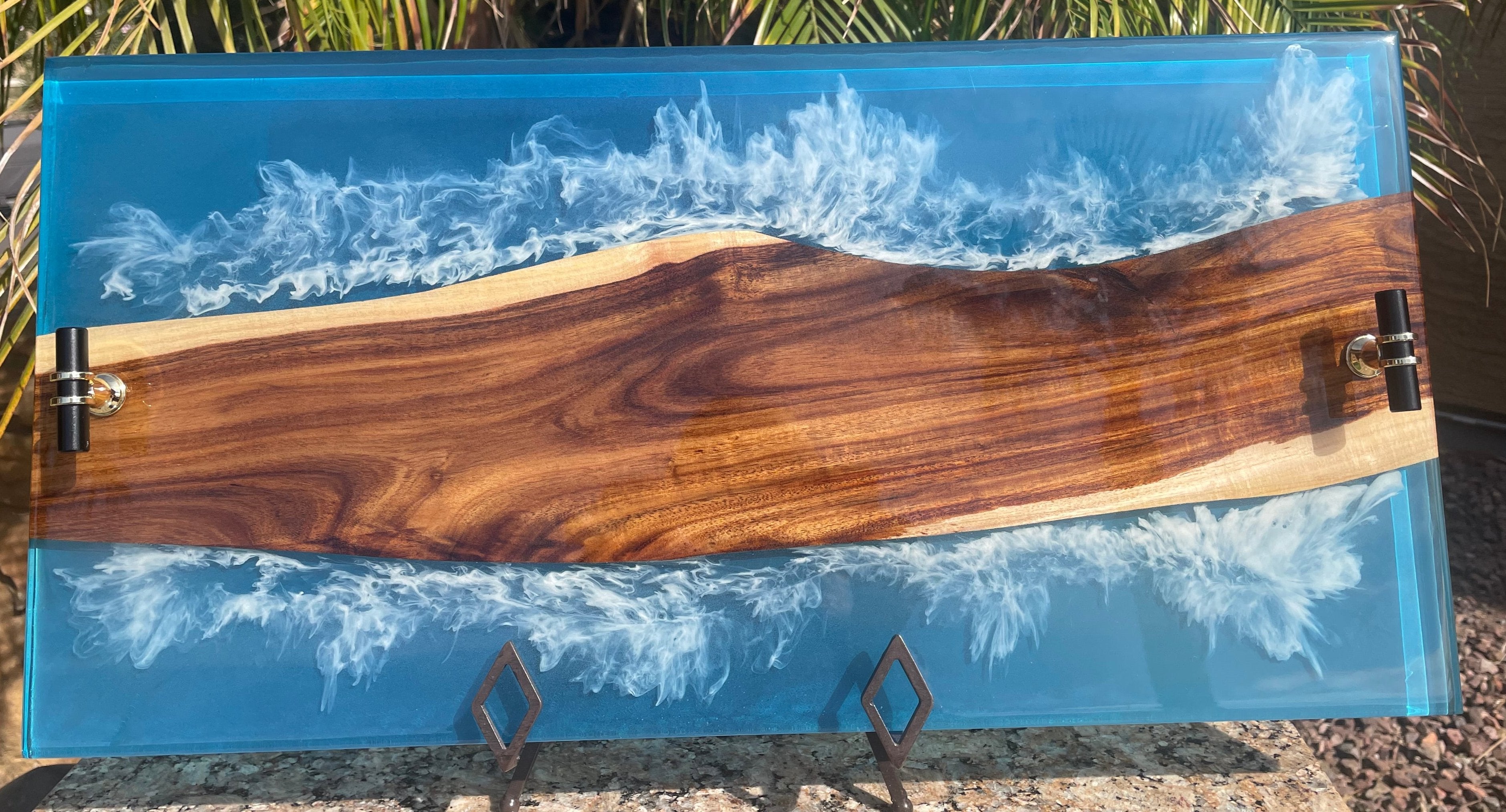 Wave Resin Charcuterie Board