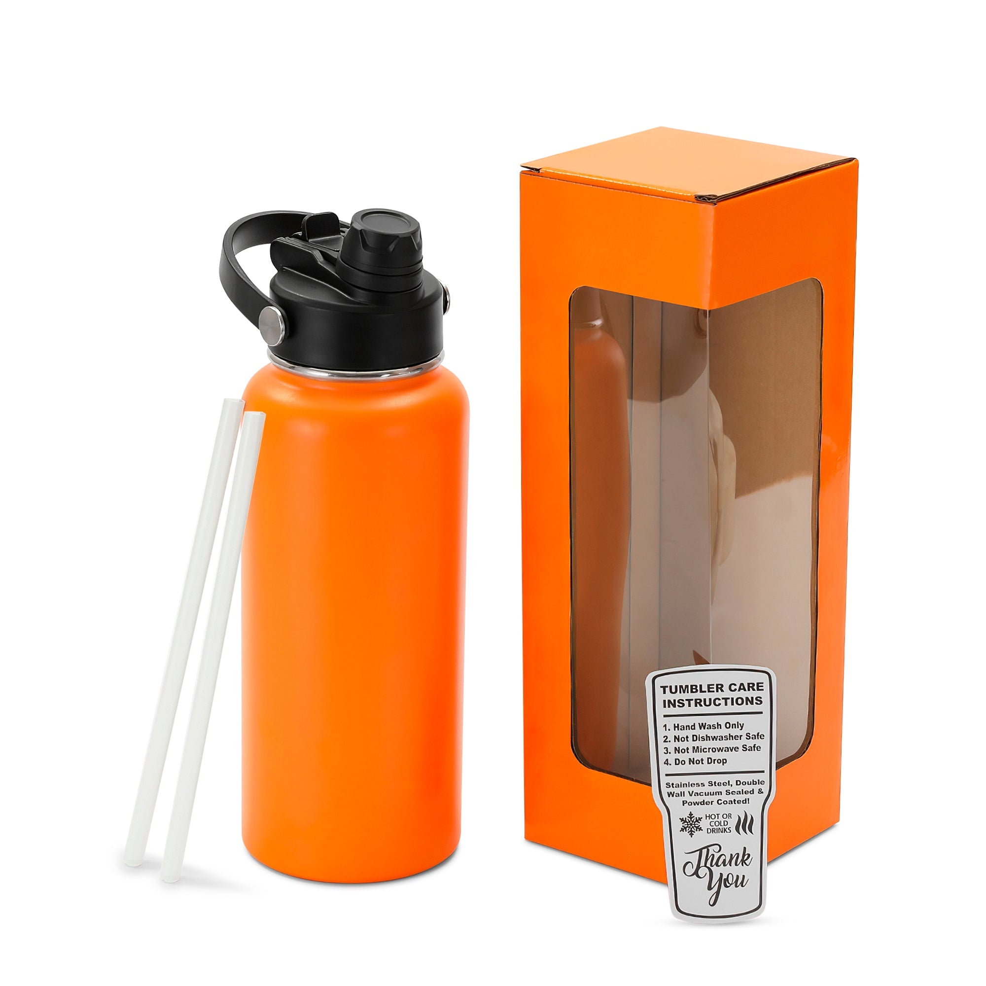 Personalized 32oz Water Bottle | Custom Laser Engraved Stainless Steel Bottle