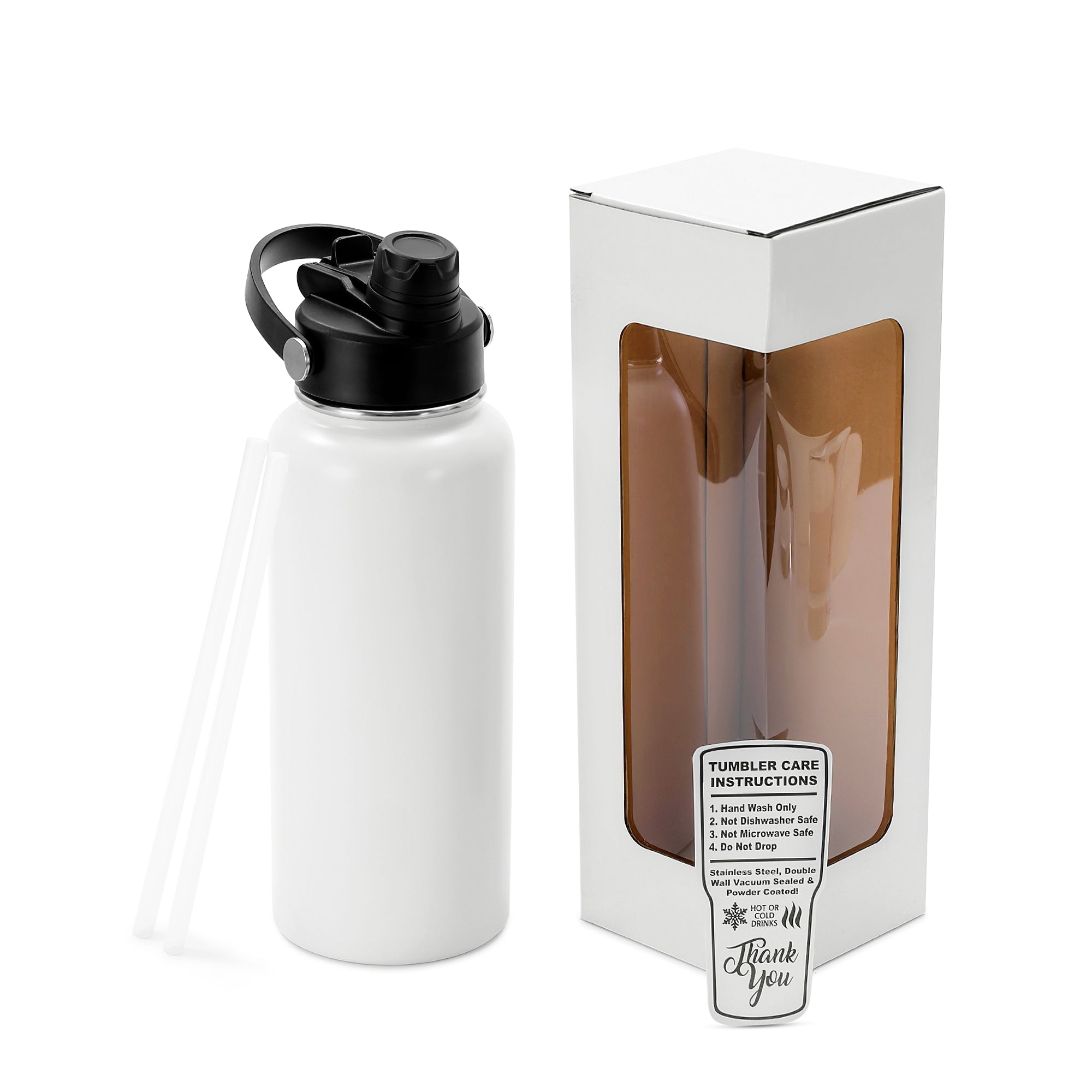 Personalized 32oz Water Bottle | Custom Laser Engraved Stainless Steel Bottle