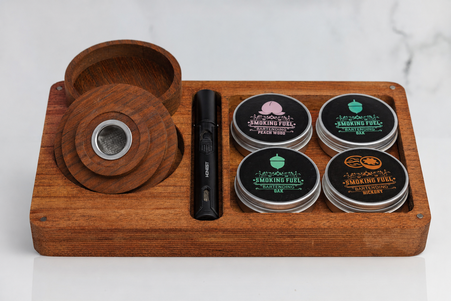 Cocktail Smoker – Mahogany