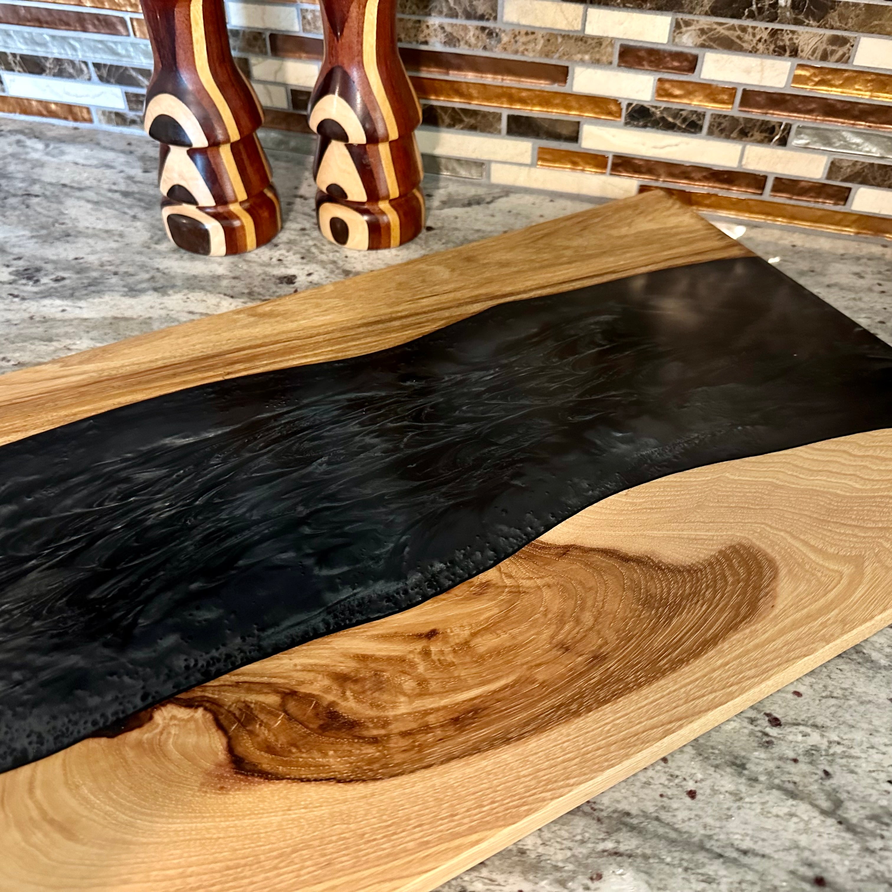 Hickory Resin Large River Culinary Series Charcuterie Boards